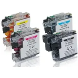 Tintencenter Multipack kompatibel zu Brother LC22U enthält 4x Tintenpatrone