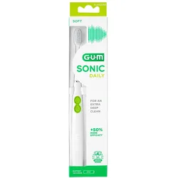 GUM Sonic Daily Schallzahnbürste weiß 1 St