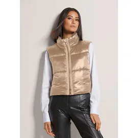 Madeleine Sommerweste mit Glanz-Finish in beige, | Gr.: 42