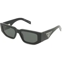 Prada PR09ZS Herren-Sonnenbrille Vollrand Rectangular Acetat-Gestell, schwarz