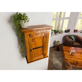 Massivmoebel24 Hängeschrank Akazie 52x24x69 honig lackiert Oxford 01003