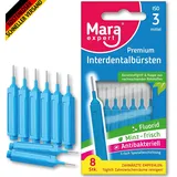 Interdentalbürste BLAU- MARA EXPERT | 0,6 Mm ISO 3 Mittel | 8 Interdentalbürsten