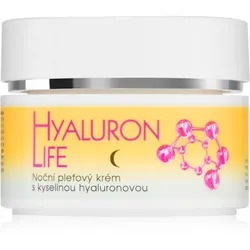 Bione Cosmetics Hyaluron Life Gesichtscreme für die Nacht mit Hyaluronsäure 51 ml