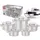 Berretti Mistral Topf-Set 10-tlg. Kochtopf + Stielkasserolle + Fleischtopf + Bratentopf + Dämpfeinsatz + 2 x Kochtopf mit Glasdeckel