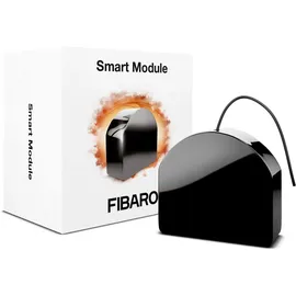 FIBARO Smart Module Z-Wave Plus Switch Module 1 St. Schwarz