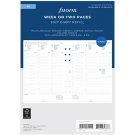 Filofax Terminplaner A5 Weiß 2027
