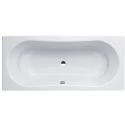 Badewanne Elfrun 1800 x 800 x 420 mm, Inhalt 240 l, Stahl-Emaille, weiß