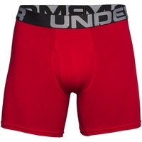 Under Armour Charged Cotton 6 in 1 PACK«, (Packung, 3 St., 3er-Pack), Rot