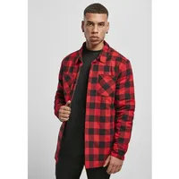 URBAN CLASSICS Padded Check Flannel Shirt - Schwarz S