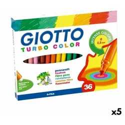 Marker-Set Giotto Turbo Color Bunt (5 Stück)