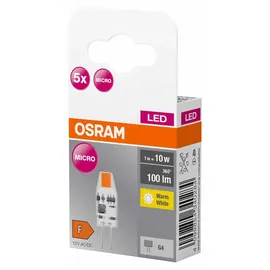 Osram LED-Lampe 522870 1W G4 warmweiß 5 St.