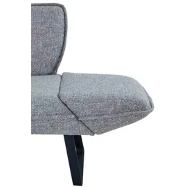 K+W Komfort & Wohnen Eckbank K+W KOMFORT & WOHNEN "Drive", grau (lightgrau 85), H:91cm T:68cm, Sitzbänke, Eckbank, mit Seitenteilverstellung am langem Schenkel zur Sitzplatzerweiterung