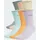 adidas Trefoil Cushion Crew Socken 6er Pack Silber/Grün/Glow Pink/Powder Gelb 40-42