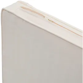 Mendler Poly-Rattan Garnitur HWC-F57, Balkon-/Garten-/Lounge-Set Sofa Sitzgruppe ~ schwarz, Kissen creme ohne Deko-Kissen