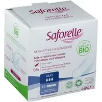 Saforelle® Serviette Hygiénique Coton BIO hygienique 10 pc(s)