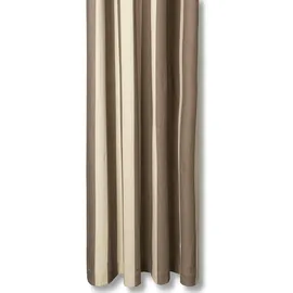 Ferm Living Duschvorhang Chambray 130 x 180 cm braun-beige