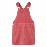 vidaXL Kinder-Latzkleid Cord Rosa 92