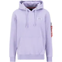 Alpha Industries Back Print Kapuzenpullover Pale Violet XL