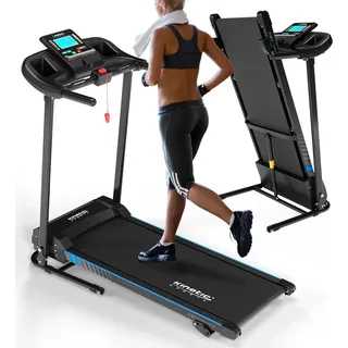 Kinetic Sports KST2900FX - 750 Watt leiser Elektromotor, Extra breite 40 cm Lauffläche, 16+1 Programme, Steigung, GEH- und Lauftraining, LCD Display, 10 km/h bis 120 kg