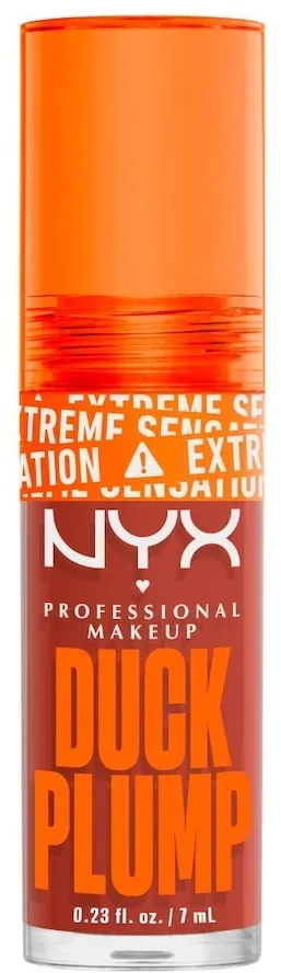 NYX Professional Makeup Duck Plump Lip Lacquer Lipgloss 7 ml 5.0 - BROWN OF APPLAUSE