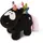 NICI Einhorn Yin 32 cm – Multicolor & Babys Flauschiges Stofftier zum Kuscheln Spielen Kuscheliges Schmusetier, 48410, Schwarz