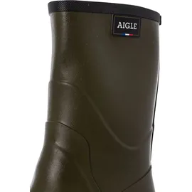 Aigle Bison Gummistiefel, Verde Kaki, 43 EU