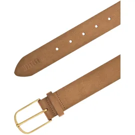Mustang Ledergürtel Damen Veloursleder Cognac 105