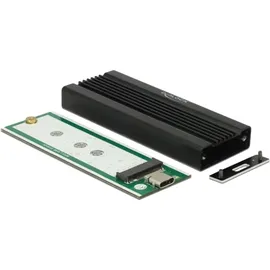 DeLock Externes Gehäuse M.2 NVMe PCIe SSD USB 10 Gbps (USB 3.1) USB Type-CTM Bu. (Externes Laufwerksgehäuse)