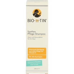 Bio-H-Tin, Shampoo, Sanftes Pflege-Shampoo, 200 ml Shampoo (200 ml, Flüssiges Shampoo)