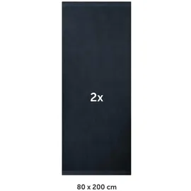 Blumtal Handtuch 80 x 200 cm dunkelblau