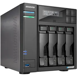 ASUSTOR Lockerstor 4 Gen2+ Leergehäuse Schwarz