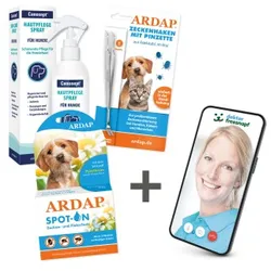 ARDAP Dr. Fressnapf Floh- und Zeckenschutz-Paket für Hunde S