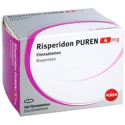 Risperidon Puren 4 mg Filmtabletten 100 St