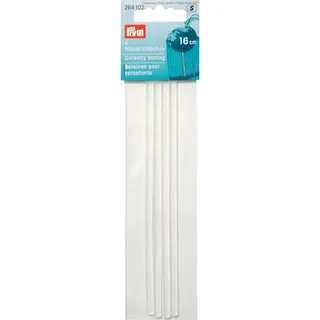 Prym Abbigliamento, Transparent, 16 cm, 4 Stück