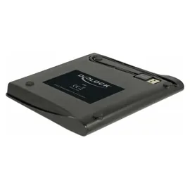 DeLock 5.25′′ Ultra Slim SATA Laufwerke 9,5 mm zu USB Typ-A Stecker, schwarz