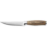 Was Germany Steakmesser mit Holzgriff, 11,5 cm, Set á 12 Stück, Edelstahl