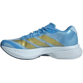 adidas Adizero Boston 13 Damen Blue Burst/Gold Metallic/Glow Blue 40