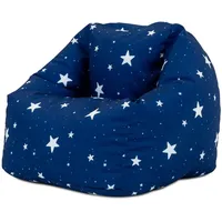 I.C.O.N. icon Sitzsack Blau, Kunststoff, 100 L, 1-Sitzer, 53x50x53
