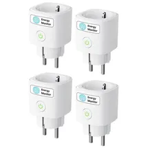 Meross Meross, Smart Plug mit Energiemessung Matter (Set mit 4)
