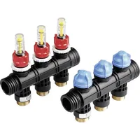 TECE - floor Kunststoff-Heizkreisverteiler 3 Anschlussmodul mit Durchflussanzeige, kuppelbar,