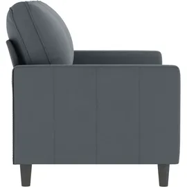 vidaXL 2-Sitzer-Sofa Dunkelgrau 120 cm Samt