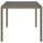 vidaXL Gartentisch mit Glasplatte Grau 150x90x75 cm Poly Rattan