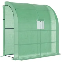 Outsunny Foliengewächshaus Stahl, PE