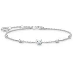 Armband mit weißen Steinen- 925 Sterlingsilber