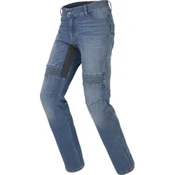 Spidi Furious Pro Motorrad Textilhose, blau, Größe 28 für Männer