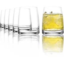 Stölzle Lausitz Becher Mix-Drink Experience 6er-Set 255ml – Elegante Gläser für Wasser, Longdrinks & Saft – Hochwertige Cocktail Gläser aus Kristallglas – Spülmaschinen- & Stoßfest, Made in Germany