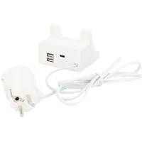 Unitec USB-Ladestation USB A + C mit Halter, 2+1