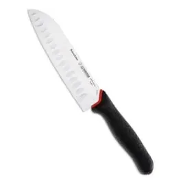 Johannes Giesser Messerfabrik GmbH Giesser Santoku Kochmesser mit Kullenschliff, 218269 wwl 18 , 1 Stück, Klingenlänge: 18 cm