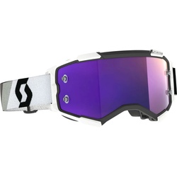 Scott Fury 7702281, Crossbrille verspiegelt - Schwarz/Weiß Lila-Verspiegelt - Einheitsgröße