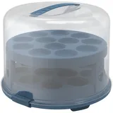 Rotho Fresh Tortenglocke Aufbewahrungsbehälter horizon blau (1046006161)